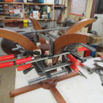 Holzwerkstatt Helmeke verleimt Tisch neu